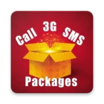 mobile packages: 3g,sms & call android application logo